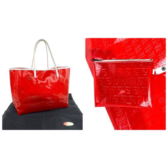 Fendi Zucchino Rubber Tote Bag - Picture 4 of 10